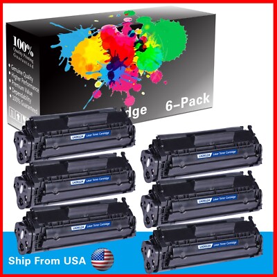 6PK 12A Toner Cartridge Q2612A for 1022 1010 1015 1012 1018 1022n Printer