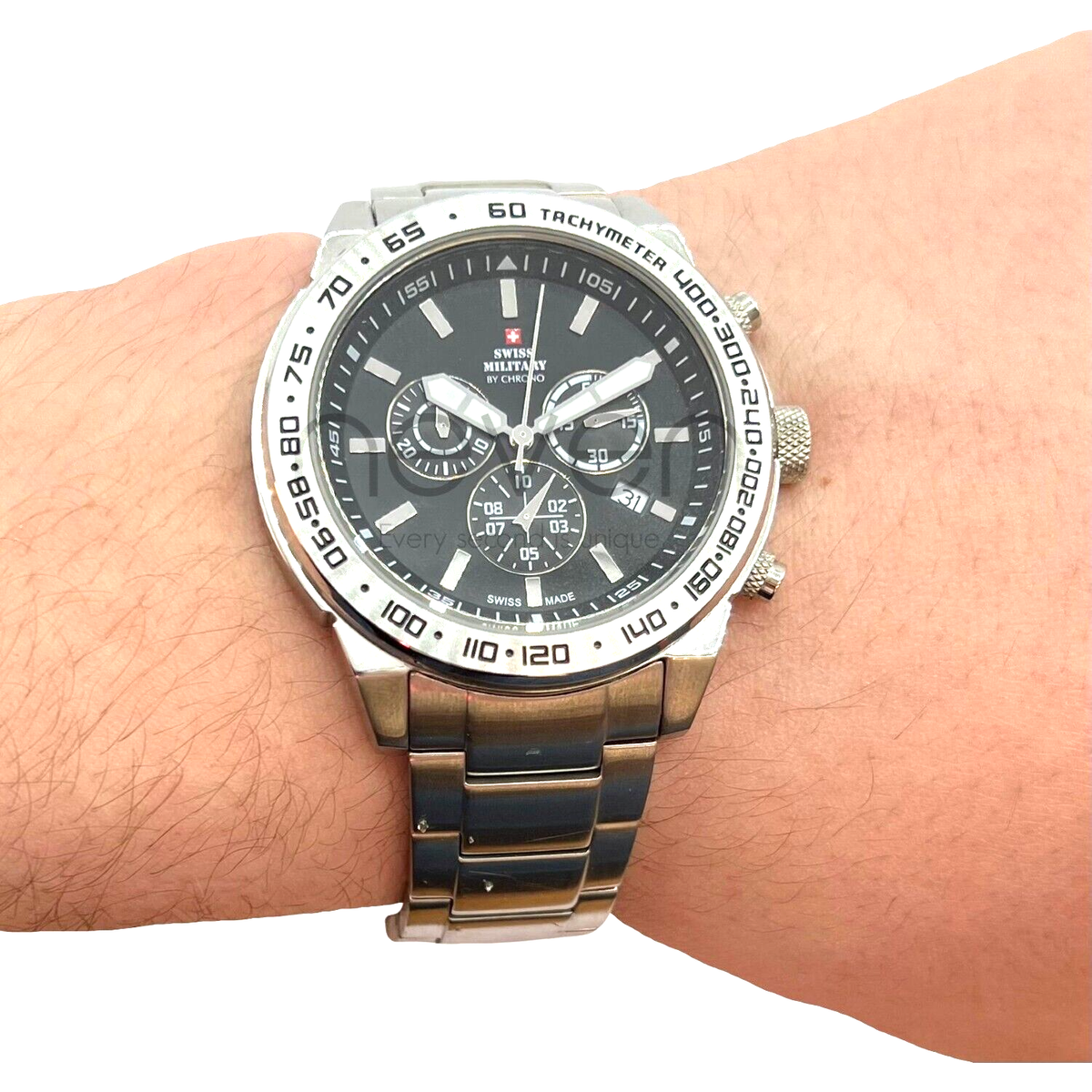 SWISS MILITARY - WATCH - TACHYMETER - CHRONOGRAPH - SWISS MADE