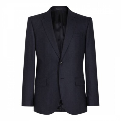 Reiss Wool Suit Jacket Norona Modern Single Breasted 36'' NEW* RRP £275 Indigo