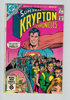 Krypton Chronicles (1981) #   1 UK Price (5.0-VGF) 1981