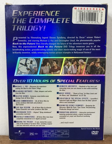 Back To The Future Complete Trilogy Steven Spielberg DVD Box Set - Picture 4 of 4