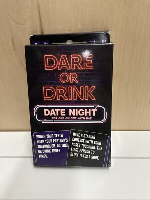 DARE OR DRINK DATE NIGHT CARD GAME NEW
