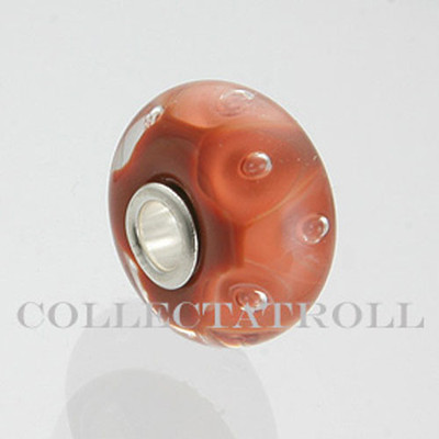 Authentic Trollbeads Sterling Silver Coral Bubbles Bead Trollbead 61393