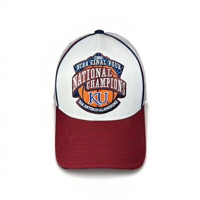 KU 2008 NCAA Final Four National Champions Meshback Hat, Ball Cap - Adidas