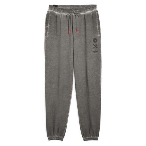 PUMA Staple X Washed Sweatpants Mens Grey Casual Athletic Bottoms 62703362