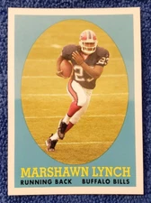 2007 Topps Turn Back the Clock Marshawn Lynch Rookie Card RC # 15 MT