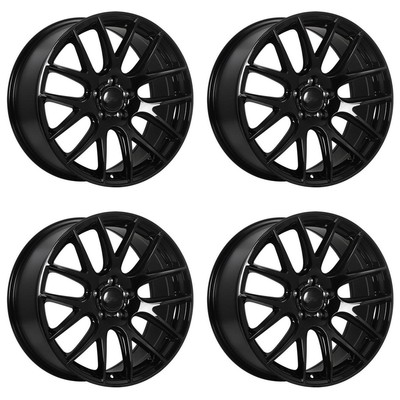 Set of 4 19in Black Alloy Wheel Rims for BMW Z4, DAHO375 5x120 5Lug 19x8.5
