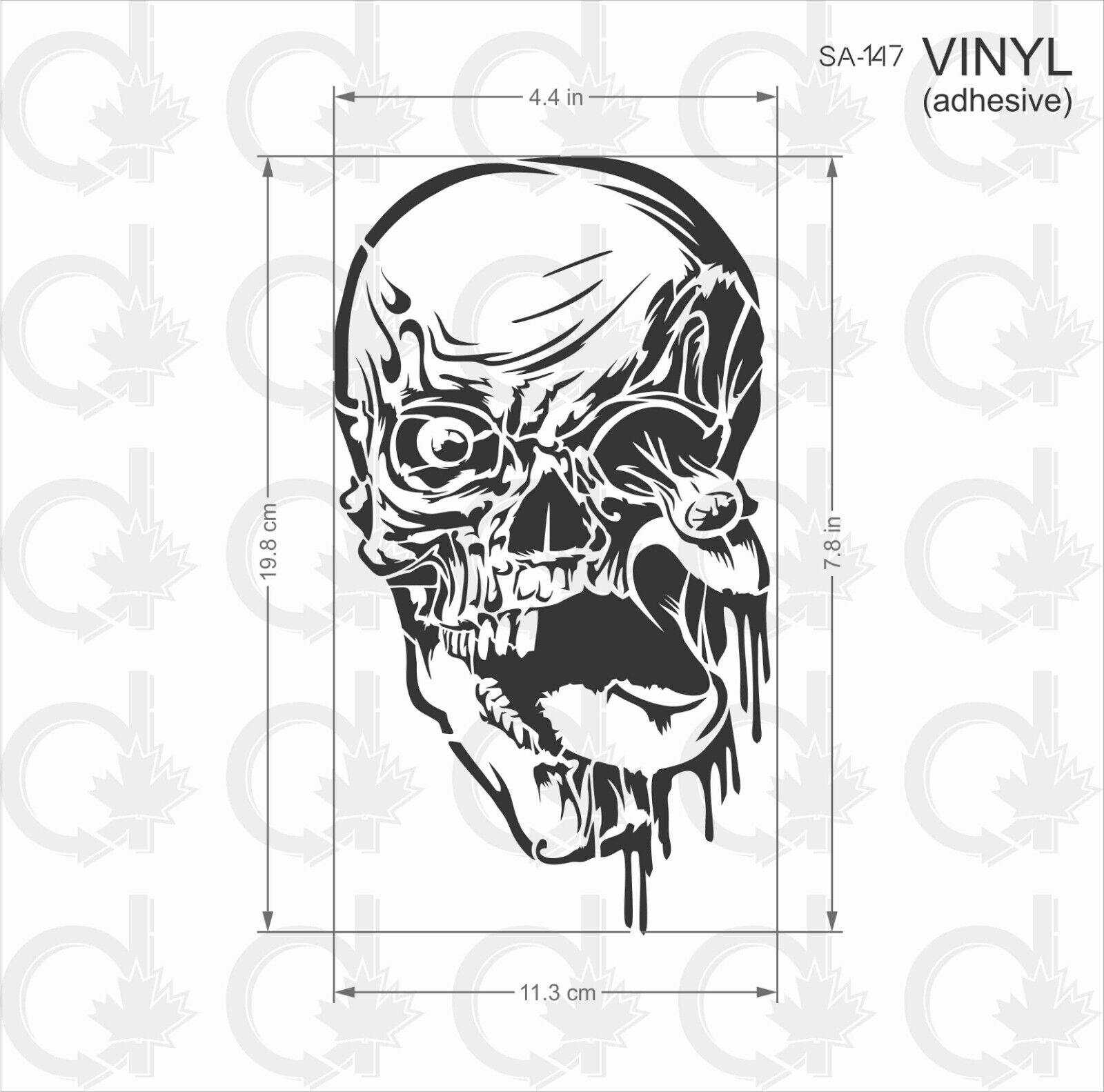 SKULL AND BONES DECAL VINYL PAINTING STENCIL PACK *HIGH QUALITY* – ONE15