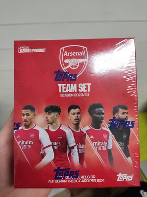 Topps Arsenal Official Team Set 23/24 - Booster Box Sealed | eBay