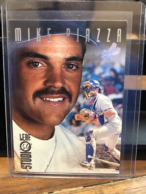 1996 Leaf Studio Mike Piazza #80