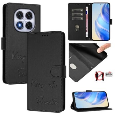 For Xiaomi Poco X7 5G / Redmi Note 14 Pro 5G Smile Embossing Leather Phone Case