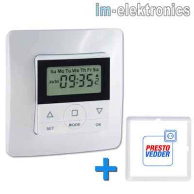 Rolladen Zeitschaltuhr Rollo Timer Jalousie Schaltuhr für PRESTO VEDDER Alessa