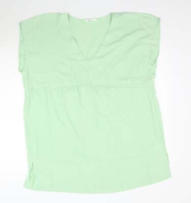 Cupshe Damen Bluse grün Polyestermischung Größe M