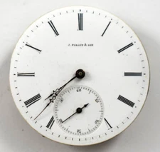 Vintage J.Piaget & Sons 38.30mm KW/KS Pocket Watch Movement lot.wc