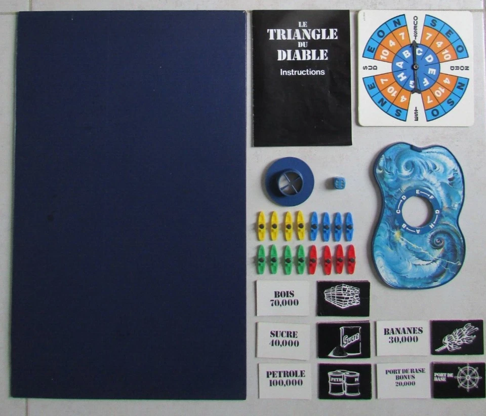 Jeu de société Le Triangle du Diable Le Mystère du Triangle des Bermudes MB Jeux - Photo 2/4
