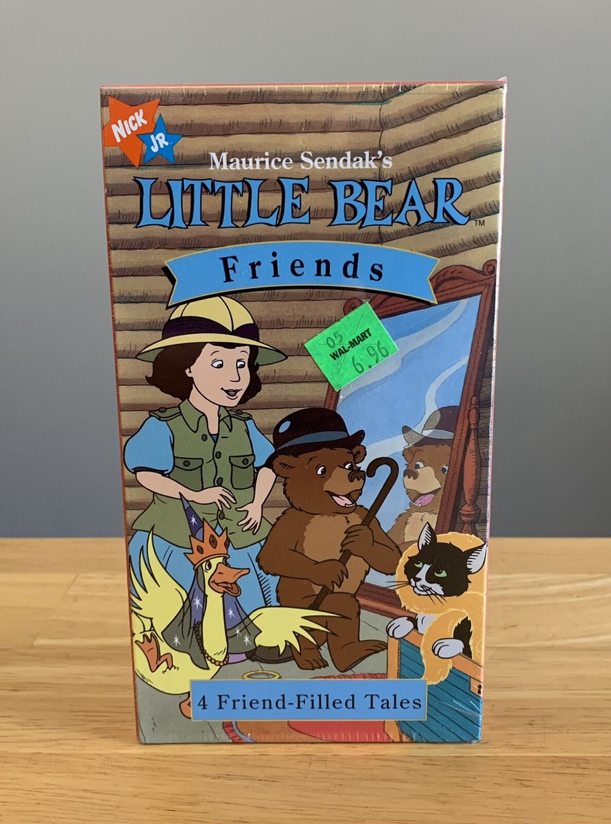 New/Sealed Maurice Sendak's Little Bear Friends VHS Nick Jr