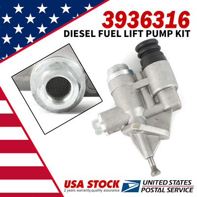 DCEC for Cummins Fuel Lift Pump 12V Valve 3936316 4988747 for 94-98 Dodge 5.9 P7
