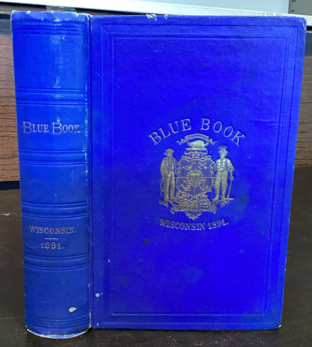 1891 The Blue Book of the State of Wisconsin, Thomas J. Cunningham