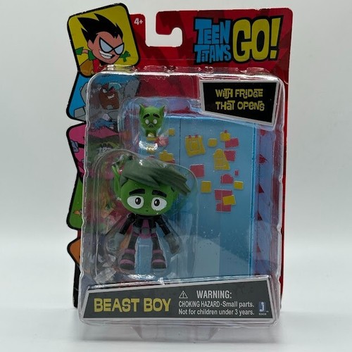 Teen Titans Go! Beast Boy with Fridge That Opens Action Figure NEW Sealed - 第 1/2 張圖片