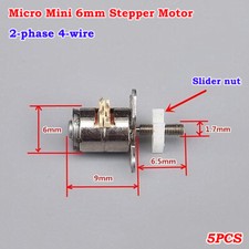 5PCS DC3V-5V Micro Mini 6mm Stepper Motor Linear Actuator Screw Block Slider Nut