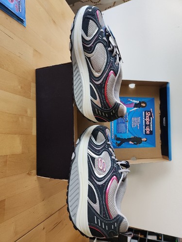 Vintage Original Skechers Shape Ups 11806/NVSL Silver/Blue Women’s Size 10w/DVD - Picture 8 of 24