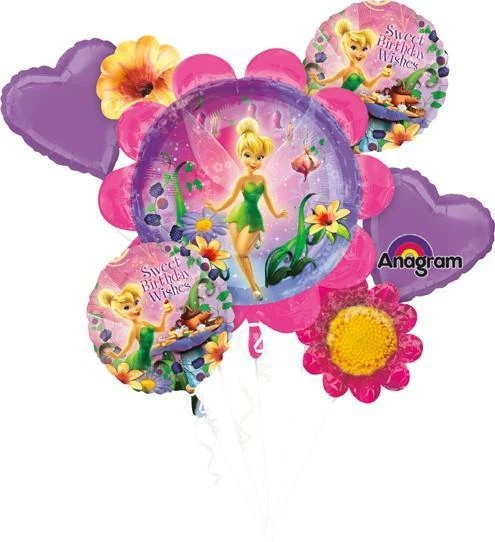 Globos de papel aluminio Disney Hadas para Fiesta