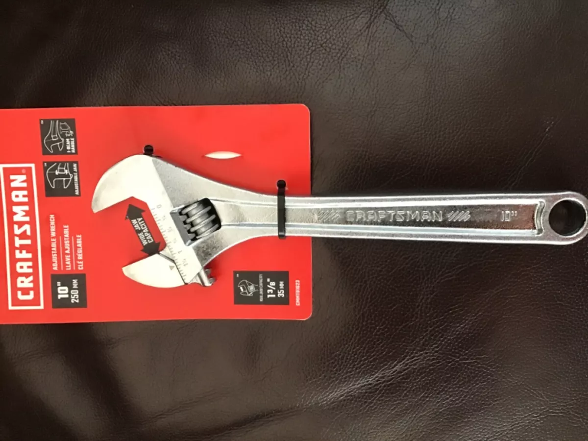 Craftsman 10 cheap adjustable wrench