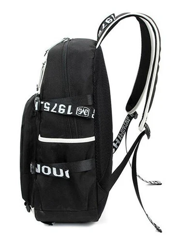 Neu Anime Rucksack Kinder Schultasche Männer Reise Laptoptasche mit USB Aufladung - Bild 2 von 16
