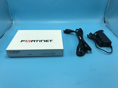 Fortinet Fortigate-60E Network Security Firewall Initialized FG-60E w/Adapter