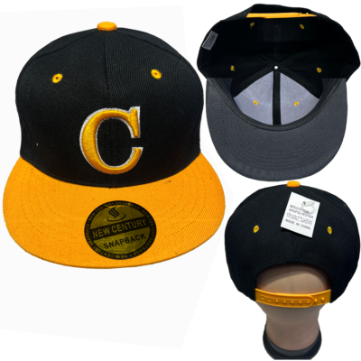 C 3D Embroidered Hip Hop Snapback Flat Brim Adjustable Baseball