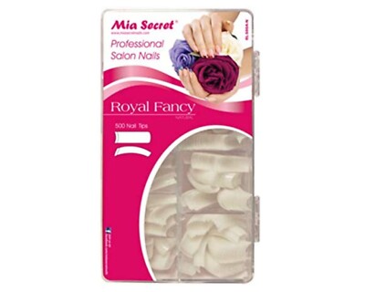 Mia Secret Nail Extension - Nail Tips - Royal Fancy - Natural ( 500 TIPS )