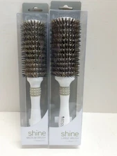 Usmooth Hair Styling Shine Brushes Sizes Medium and Large