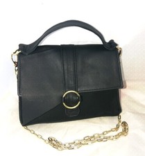 BORSA DA DONNA IN PELLE COLOR NERO. MOD TONIA - NERO