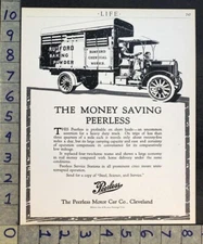 1913 PEERLESS MOTOR CAR TRUCK RUMFORD BAKING POWDER CHEMICAL WORKS AD FC7188