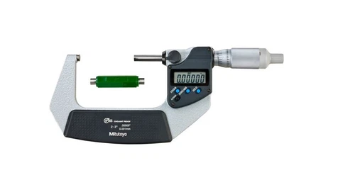 Mitutoyo 293-346-30 Digimatic Micrometer, 2-3"/50-76mm Range, .00005"/0.001mm