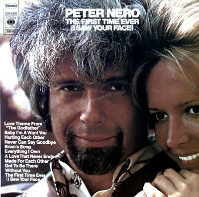 Peter Nero - The First Time Ever (I Saw Your Face) LP 1972 (VG/VG) .