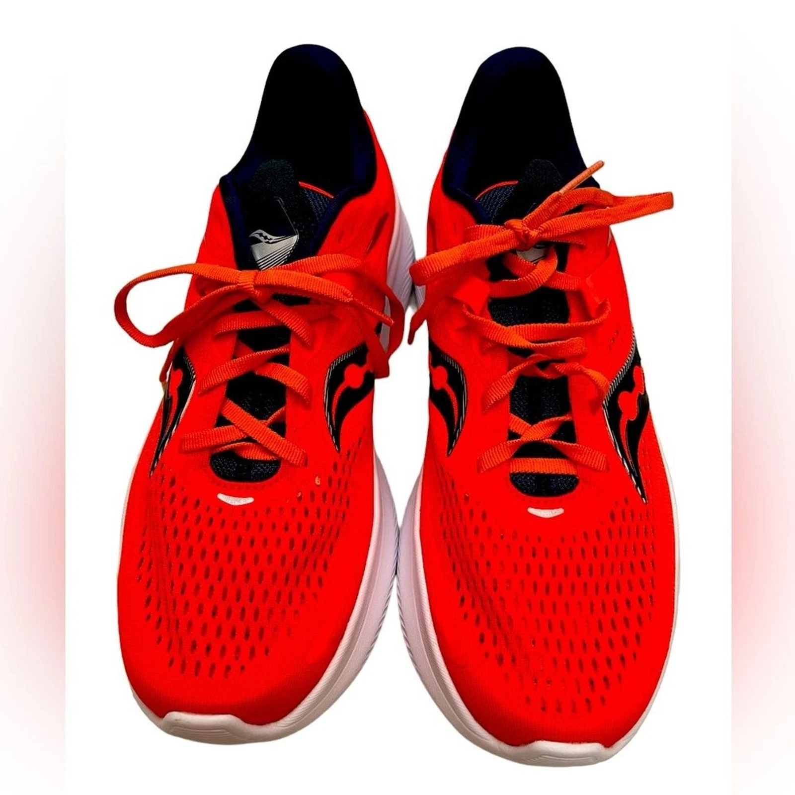 Saucony Women's Orange Lace Up Sport shoes RIDE 15 Sneaker US Size 7.5