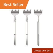 YIMICOO 3 Pack Extendable Back Scratcher Men