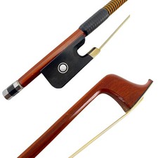 Cello Bow 4/4 Brazilwood Ebony Frog Straight Advance Natural Horse hair Bow New
