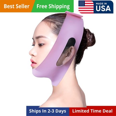Double Chin Lifting Mask, Lift Chin Mask, Reusable Silicone Double Chin Strap Sl