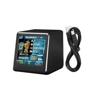 1060KH/s NerdMiner NMMiner V2 ESP32 BTC Solo Miner Crypto Lottery Miner Clock9y1