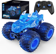 Remote Control Car, 2.4Ghz Monster Trucks Toys with Light Spray, Birthday Gift f