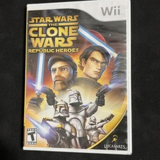 Star Wars Clone Wars Republic Heroes Nintendo Wii Game LucasArts Sealed NTSC-U/C