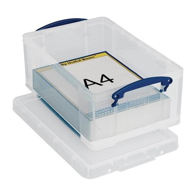 Really Useful Products Really Useful Aufbewahrungsbox Kunststoff 9 Liter transparent (9CCB)