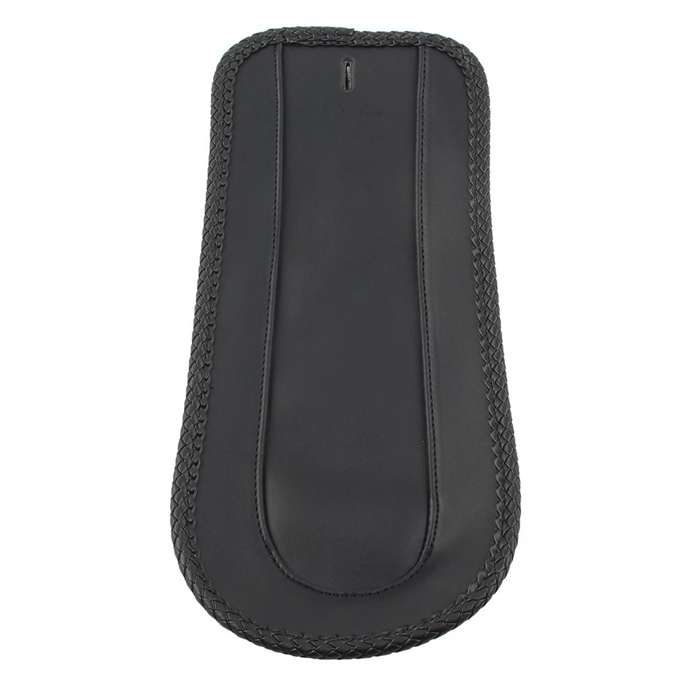 Guardabarros trasero de cuero PU negro para motocicleta asiento individual para Kawasaki Vulcan 1500 Foto 3 de 4