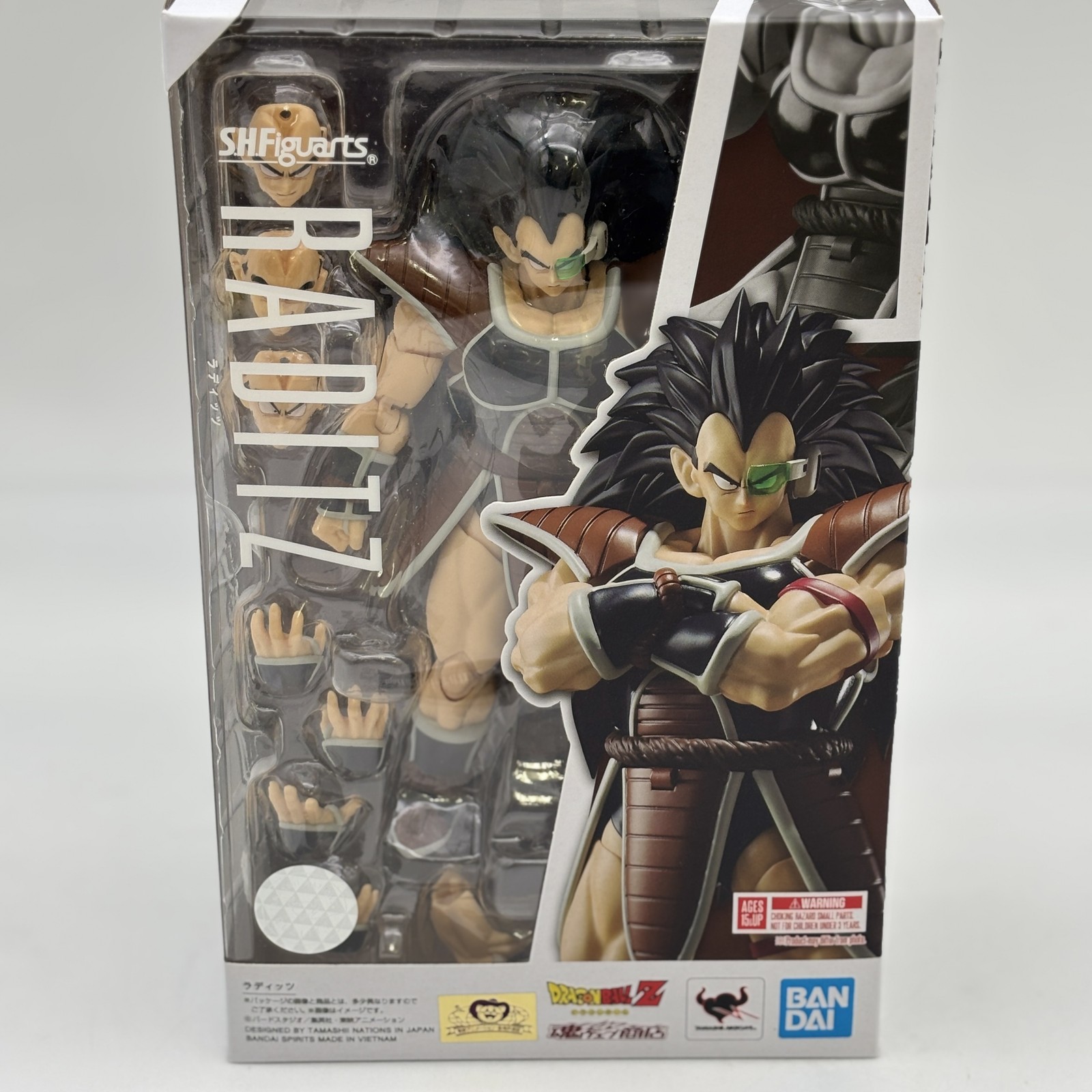 S.H.Figuarts Dragonball Z Raditz Action Figure BANDAI Japan Import Toy