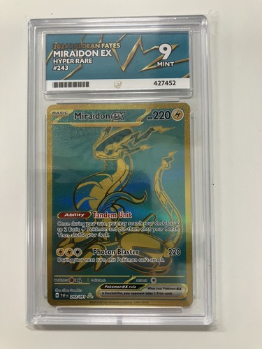 Miraidon ex graded ACE 9 for sale on eBay