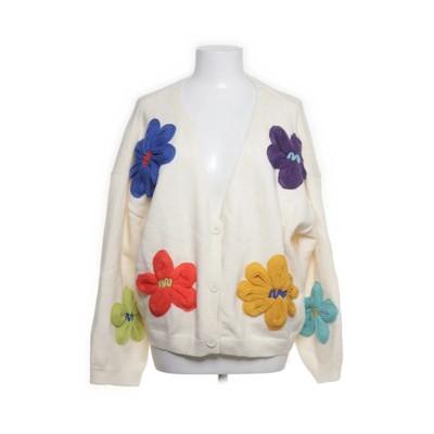 Cider, Strickjacke, Damen, Größe: 0XL, CD20240705506933K, Weiß/Mehrfarbig -S6H