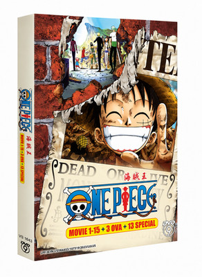 One Piece Movie Collection (1-15 & 3 Ova & 13 Special) Anime DVD [English Sub]