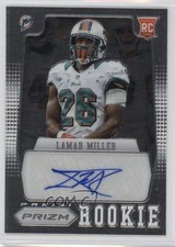 2012 Panini Prizm Auto 236/399 Lamar Miller #219 Auto wp4